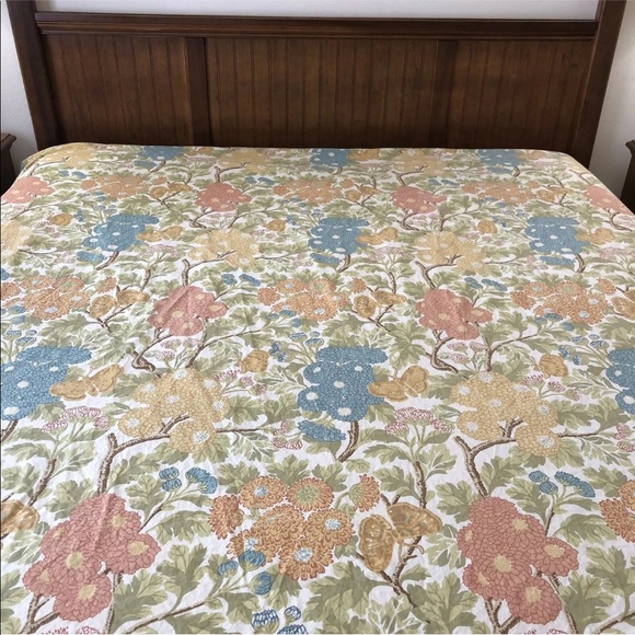 Pottery Barn Bedding Mum Garden Botanical King Duvet Cover